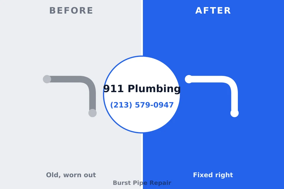 Before and after: plumbing company Finneytown, OH